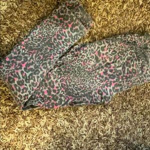 Skinny Scratches Animal Print pants Junior size M